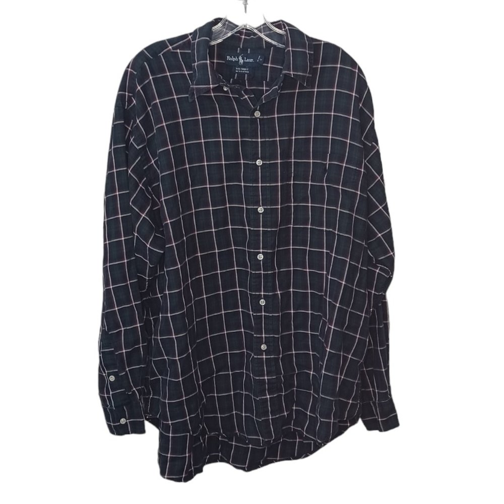 Ralph Lauren Plaid Shirt Size Large
